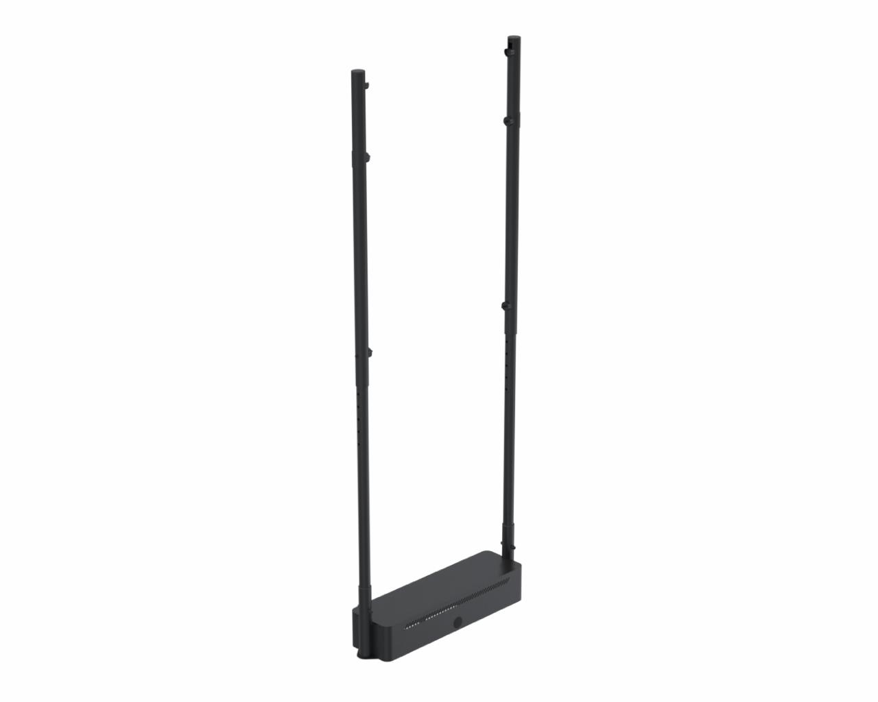 In-window floor mount with height selection - for Samsung's dual-sided OM55N-DS