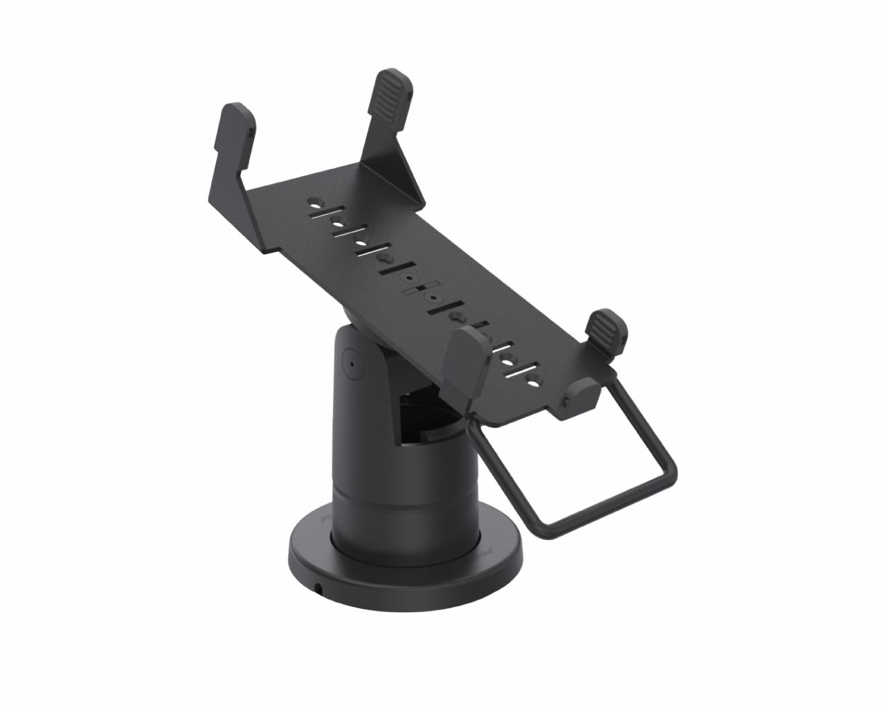 SpacePole Stack with MultiGrip plate for Verifone VX520 (with handle)