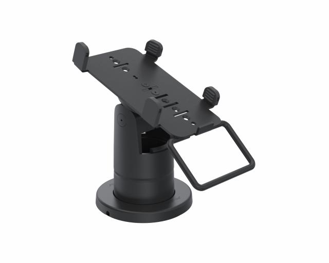 SpacePole Stack with MultiGrip plate for Verifone VX810 (with handle)