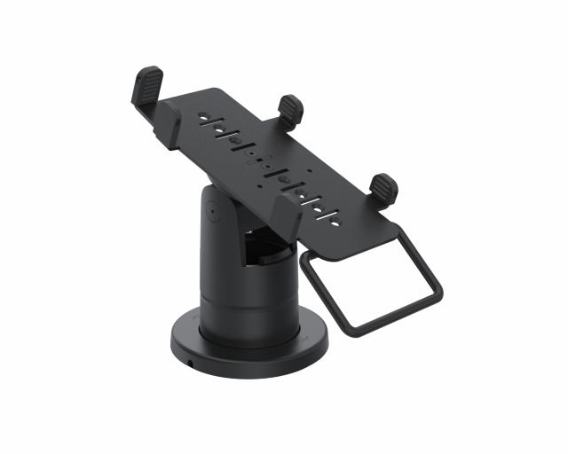 SpacePole Stack with MultiGrip plate for Verifone VX820 (with handle)