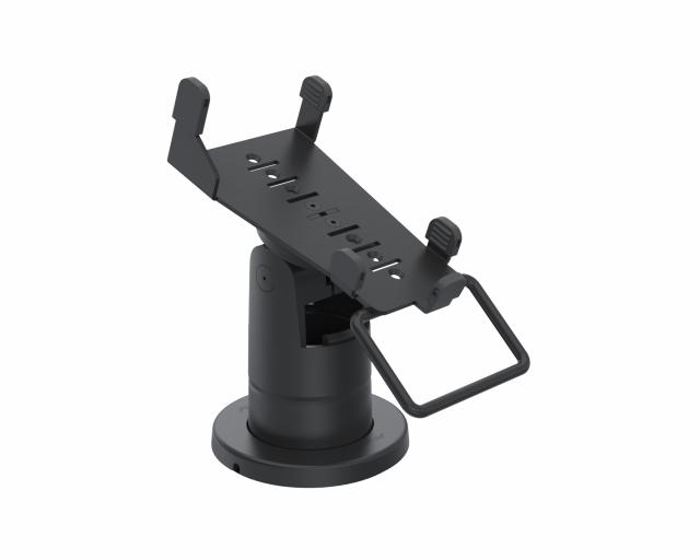 SpacePole Stack with MultiGrip plate for VeriFone VX680 (with handle)
