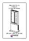 55” freestanding enclosure 
